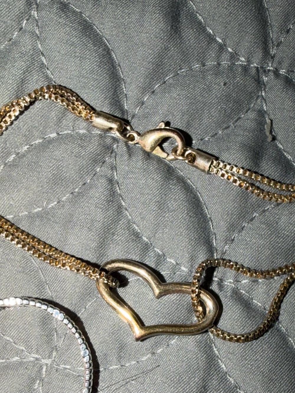 Grandmas Jewelry Open Heart Gold Bracelet. MUST BE BUNDLED